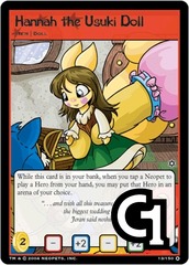 Hannah the Usuki Doll - Foil